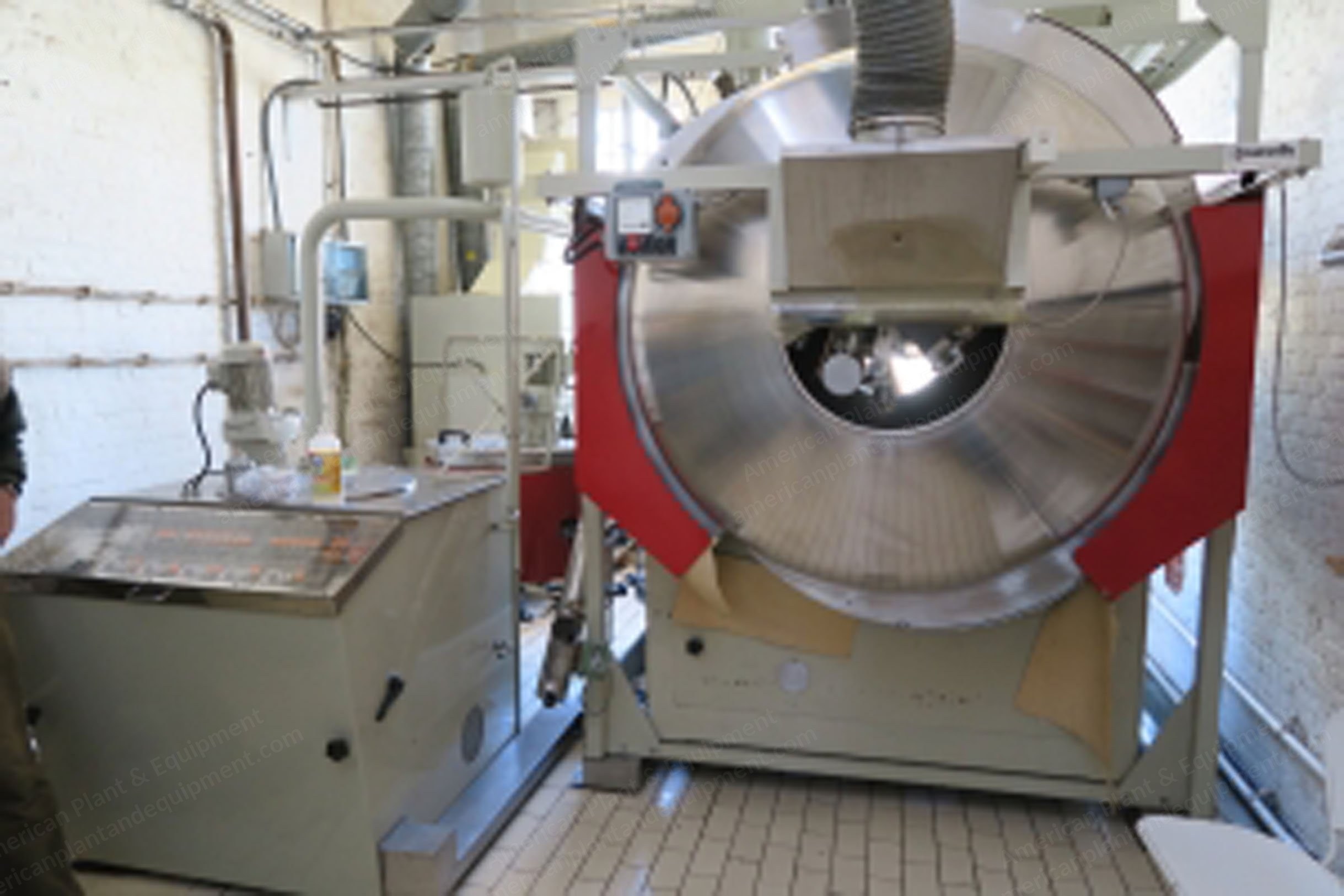 Dumoulin, T.IDA-500, Continuous Coating Pan, 500kg Capacity, with Steam Generator & Air Handling