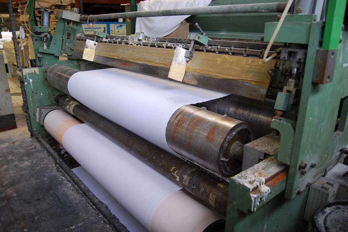 Schaetti, Lemaire, Cold and Hot Laminating Line, 2400mm, 1997