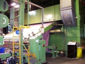 Fleissner, Carpet Drum Dryer, 1976, 5000mm Width, 2600mm Drum Diameter, Steam Heated