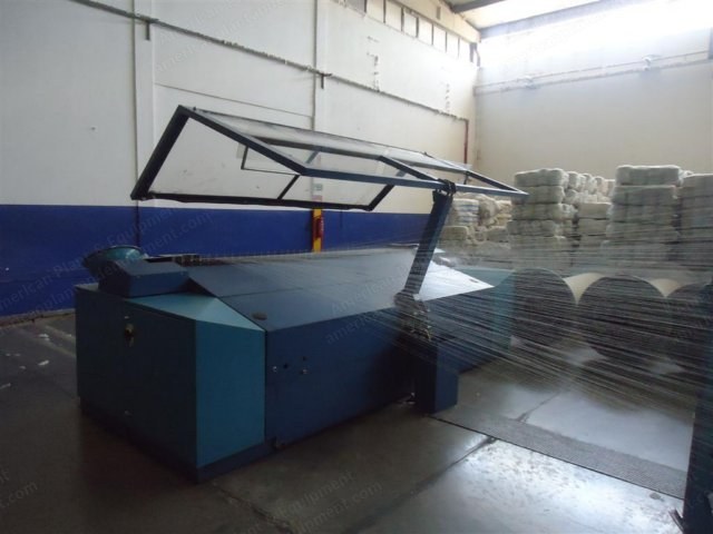 Sucker-Muller, USK-T, 1996, Sectional Warping and Beaming Machine, 2400mm Drum, 630 Bobbins Creel Capacity