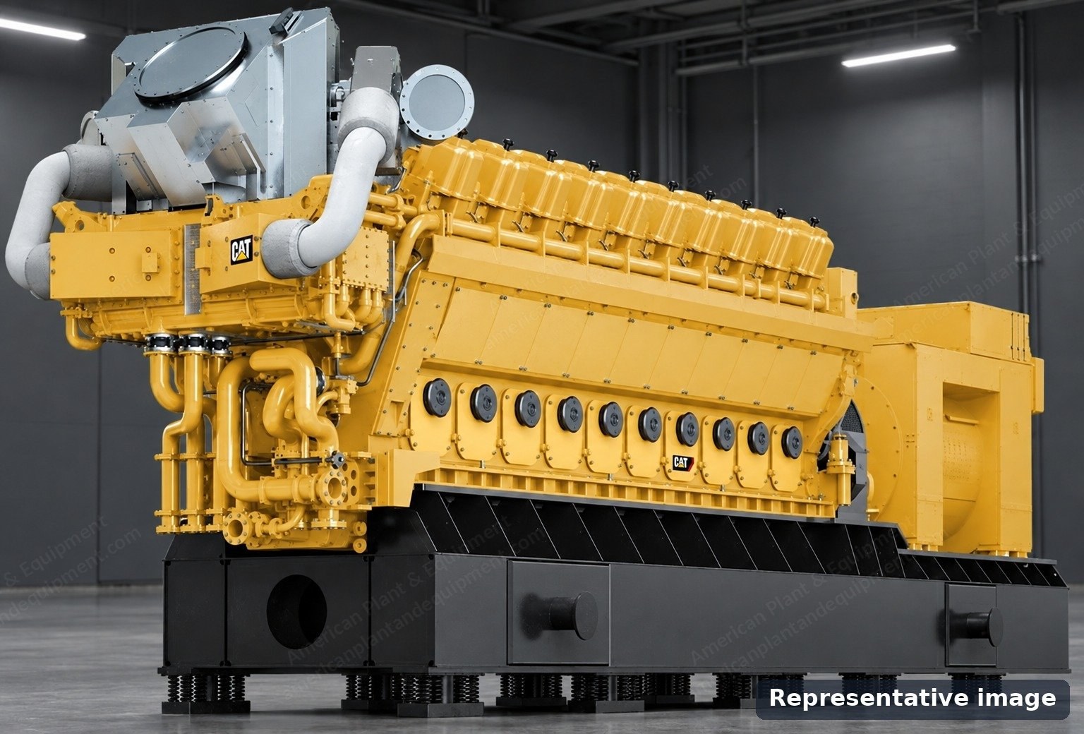 Caterpillar, G20CM34, Natural Gas Generator Sets, 9.82 MW, 60 Hz, New (55 Units)
