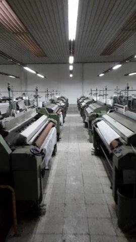 Tsudakoma and Nissan Waterjet Looms, 1900mm Width, 1981 to 1990