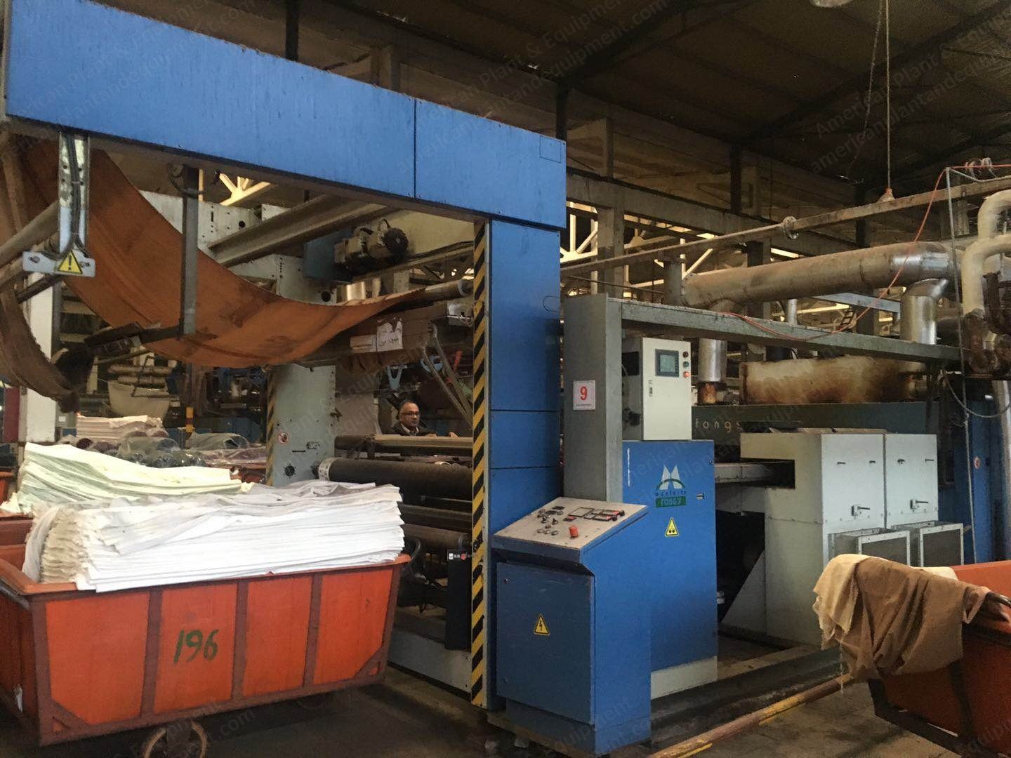 Monfongs, 2013, 2000mm Width, 10 Chambers, Oil Heated Stenter