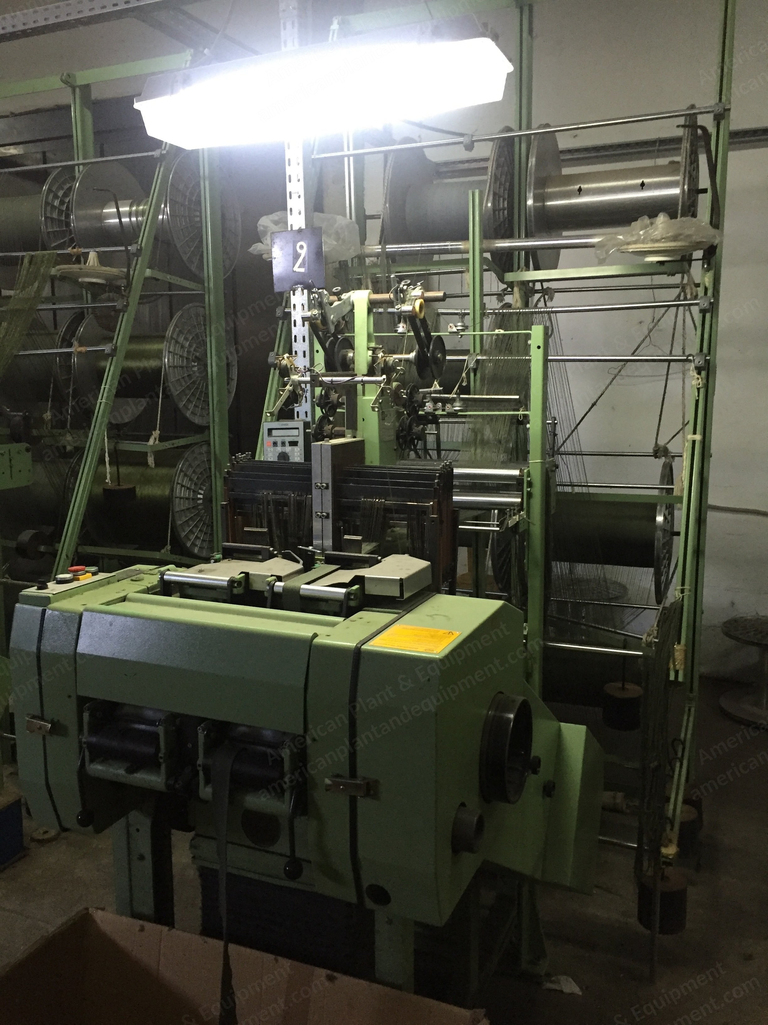 Muller, NC 2/84 G, 2001, Narrow Fabric Loom, 2 Positions, Tape Width 84mm, 8 Beams