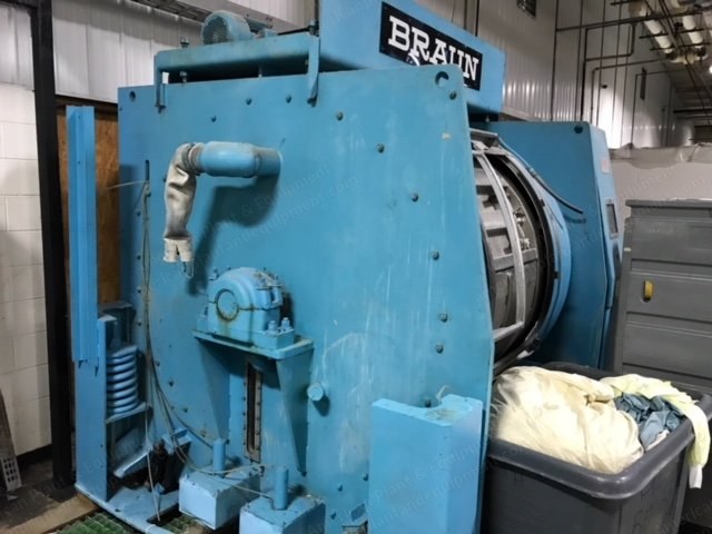Braun, 600 TSL, Pass-Thru Washer Extractor, 600 lb Capacity