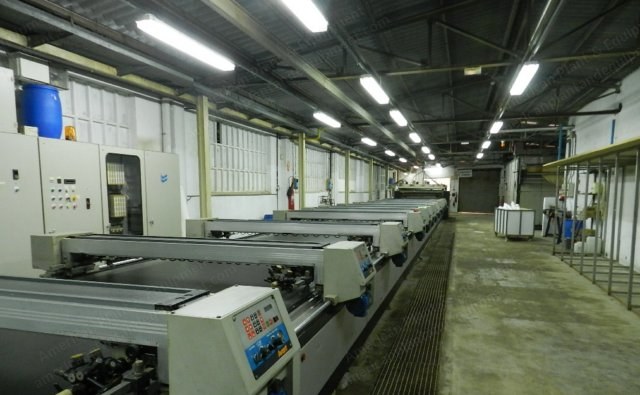 Reggiani, Avant, 1990, Flat Bed Printing Machine, 1650mm, 12 Colors, with Arioli Minivapo Steamer