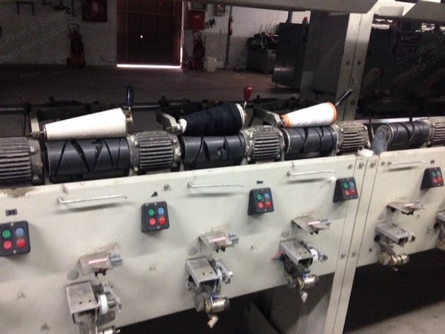 SSM, DP1-W 8812, 2003, Cone Winding Machine, 60 Spindles, Luwa Overhead Cleaning