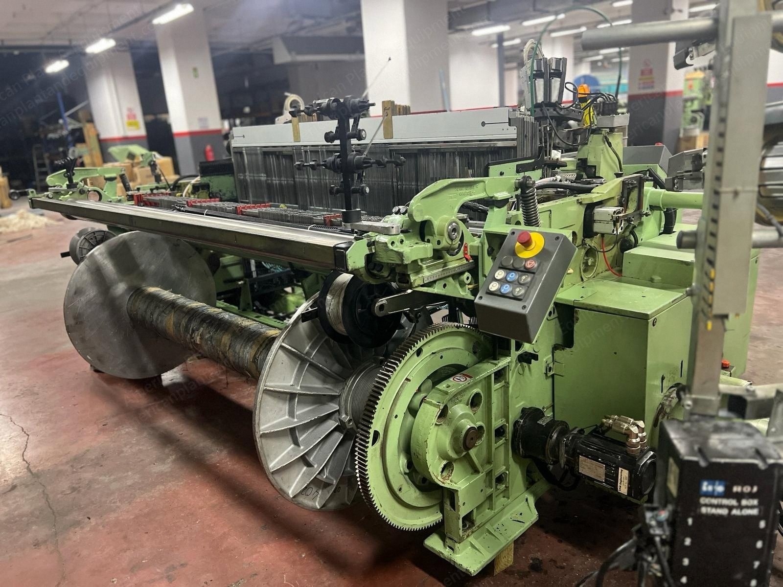 Dornier, PTS / PTV / HTVS, 1995-2008, Rapier Weaving Looms, 13 Units, 200 to 240 cm, 8 Colors, Staubli Dobby or Ready for Jacquard