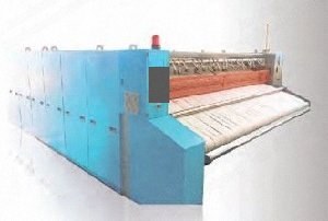 NovaStar, MU127, Folding Machine with Stacker, 3300/3500mm Ironing Length, 705mm Roller Diameter