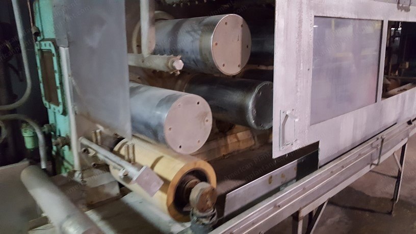 Neumag Recycled PET Staple Fiber Line, 1995, 4000 lbs/hr, 1.5 to 15 DPF