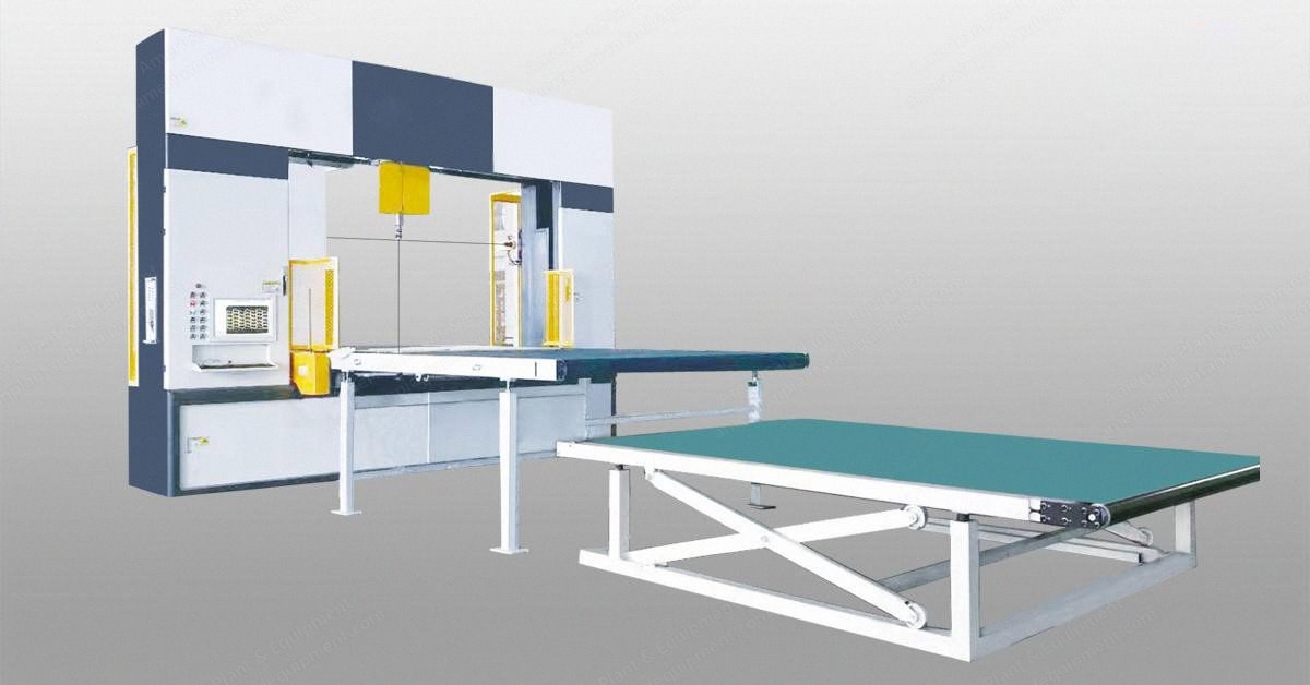 NovaStar, FN255, 3000x2300x1200mm Max Bun Size, CNC Continuous Vertical & Oscillating Horizontal Blades Foam Cutting Machine
