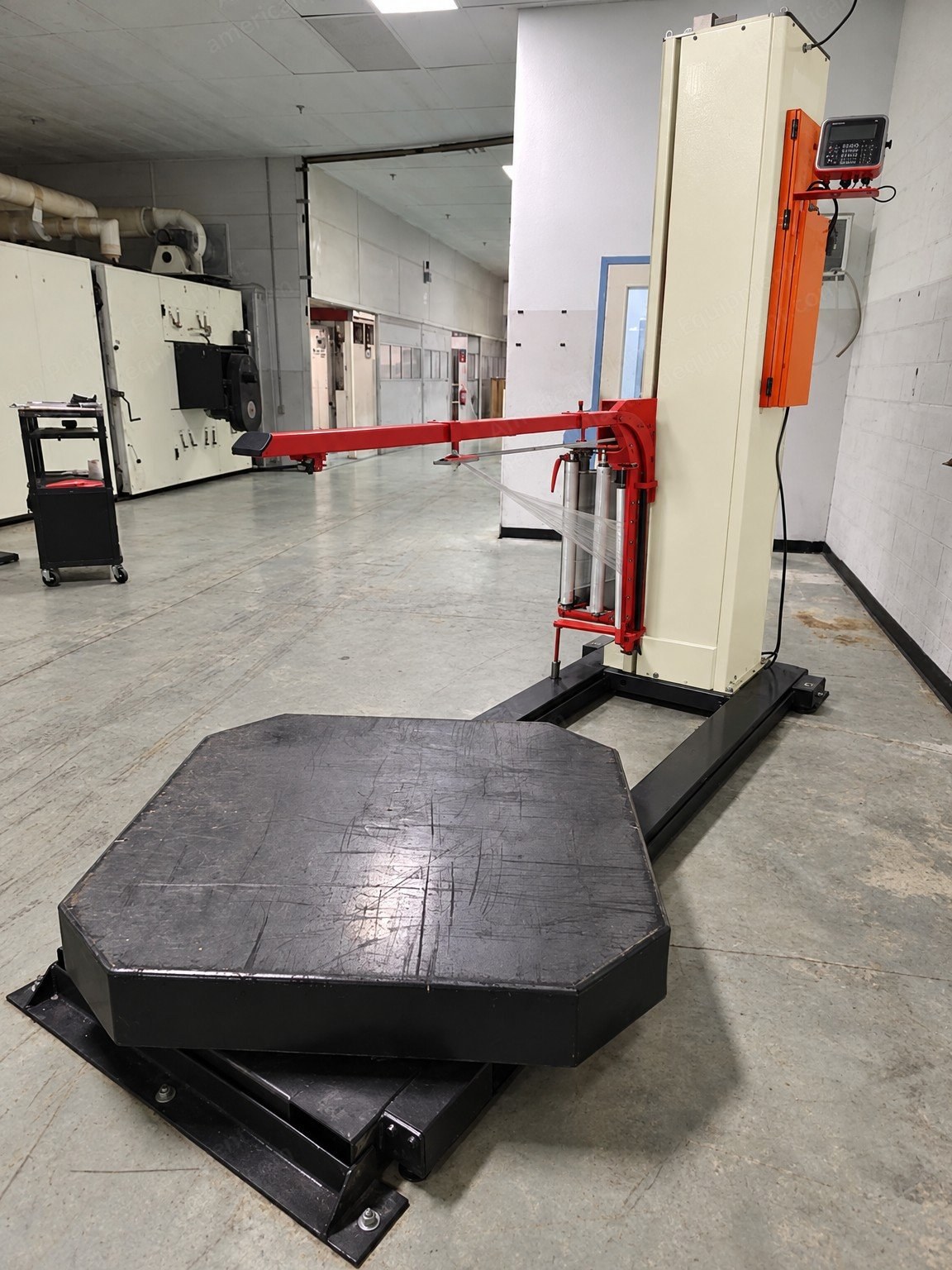 Cousins, HP-SWA, Above Ground Pallet Wrapper, Turntable, Semi-Automatic