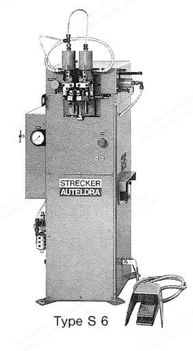 Strecker, S 6-PN, Electric Buttwelding Machine, 6 kVA, 2.0-8.0mm Steel Wire Capacity
