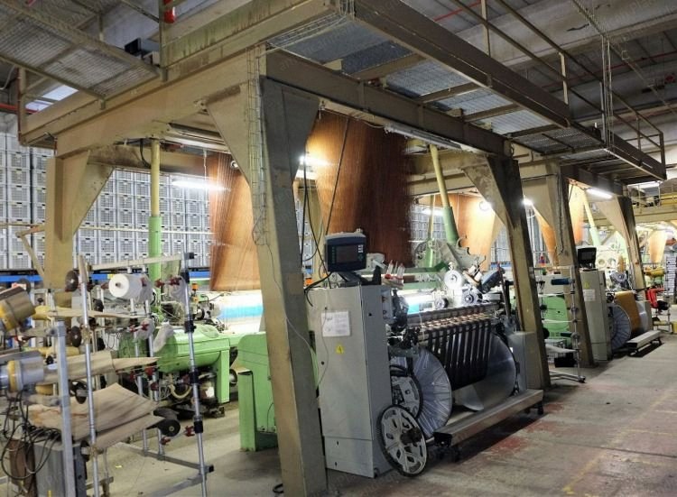 Somet, Super Excel HTP H1650, 2000, Rapier Looms, Working Width 1650mm, 8 Colors, Staubli LX3200 Jacquard