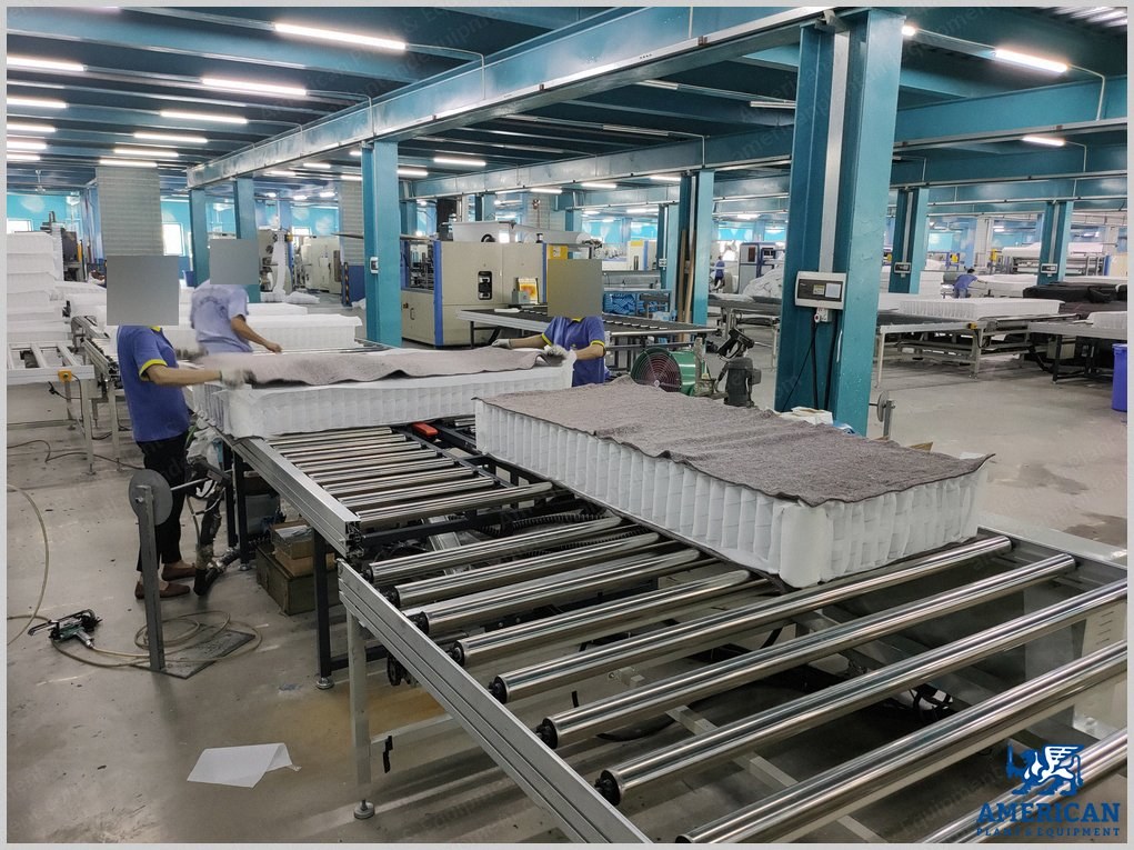 NovaStar, MH167, Conveyorized Mattress Flip Table, 4000x2000mm, 180 Degree Flip, 360 Degree Turning