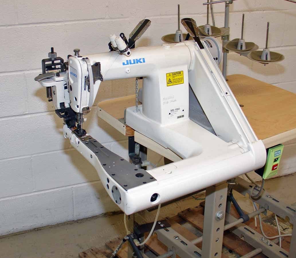 Juki, MS-1190, 2 Needle, 1/4" Gauge Lock Stitch Off the Arm Felling Machine, Rear Puller, 220V