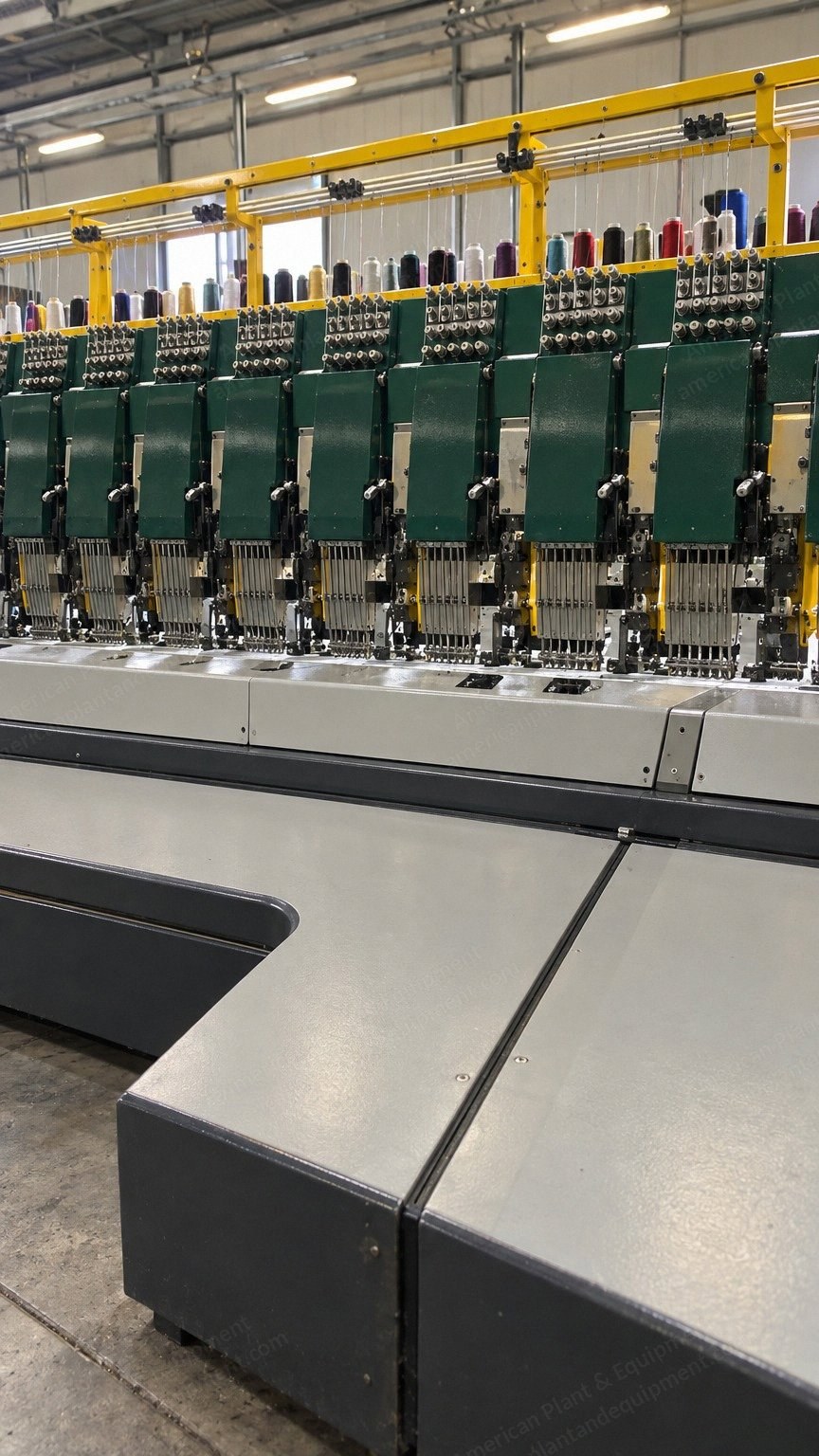 NovaStar, BE170, Single-Cording Embroidery Machine, 70 Heads, 165 x 1500 mm Embroidery Area