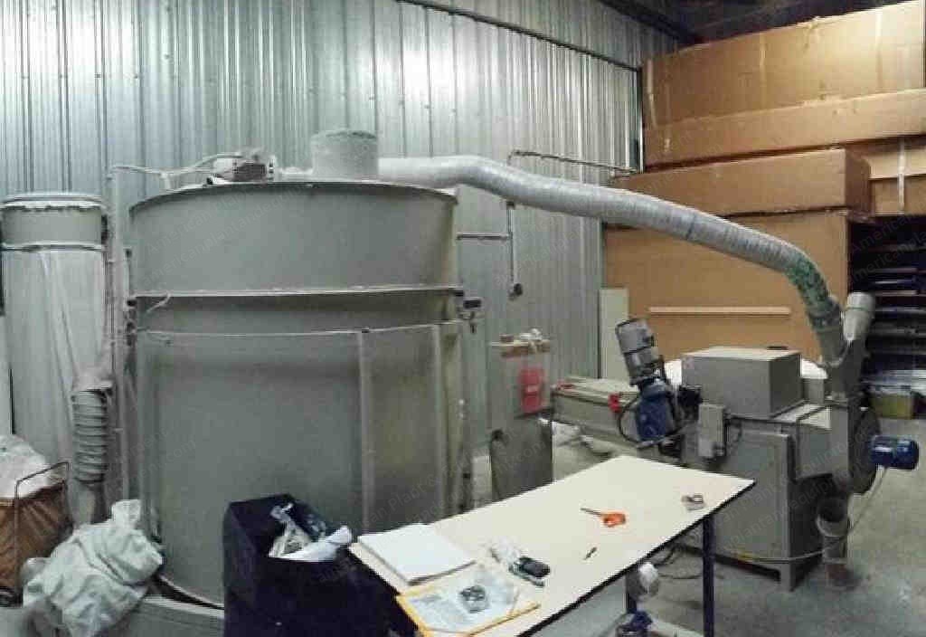 Resta, Pillow Filling Machine, 1998, with Shredder and Filling Silo