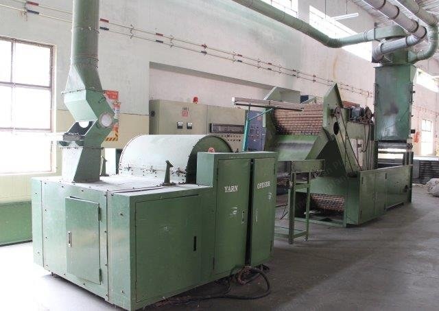 Jenn Feng, Waste Yarn Processing Line, 2007, 1000mm Working Width, 17-Machine Line