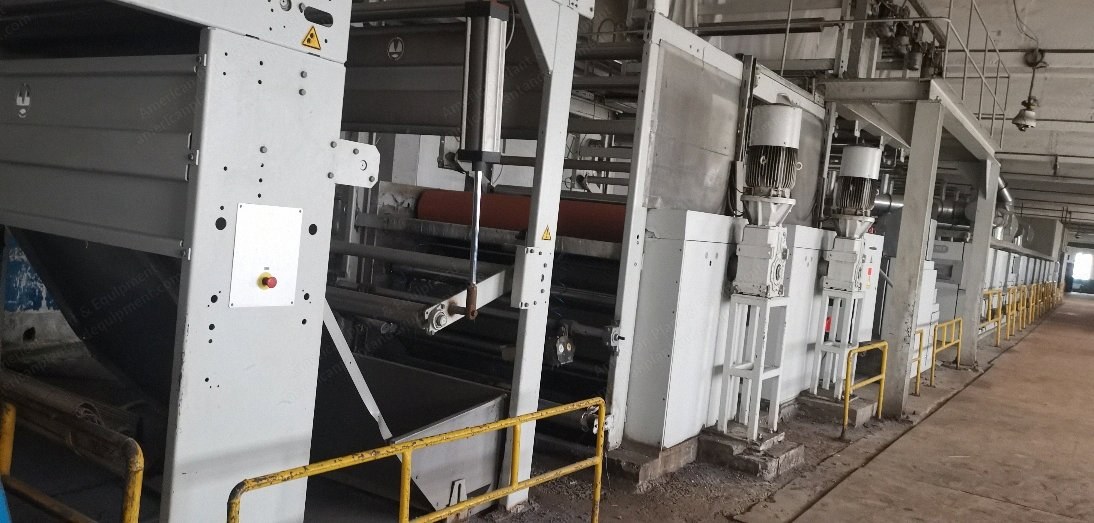 Bruckner Stenter, 2012, 2000mm Working Width, 9 Chambers, Oil Heated, Pin Chain