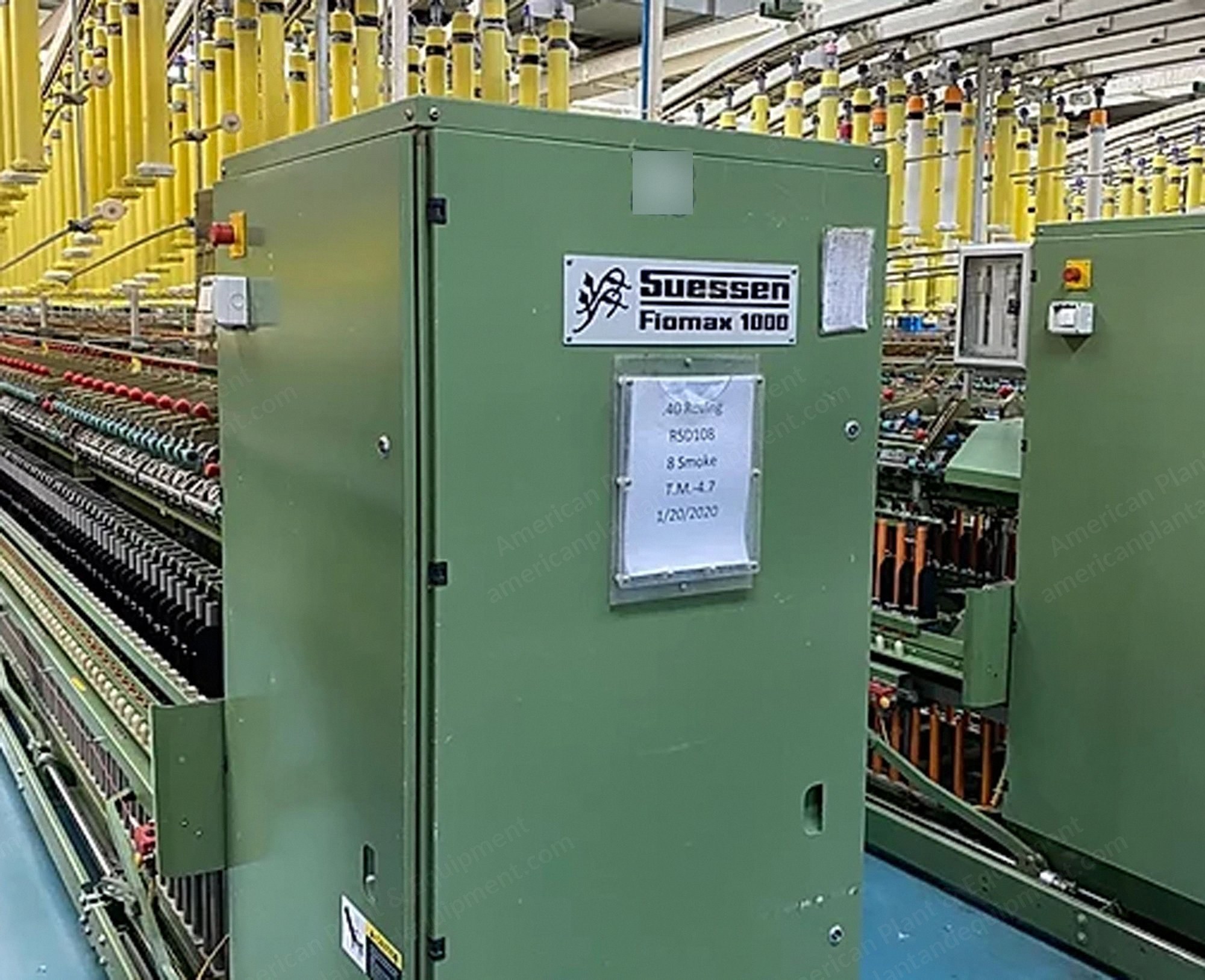 Suessen, Fiomax 1000, 1996, 14,000 Spindles, Linked to Murata 7-5 Winders