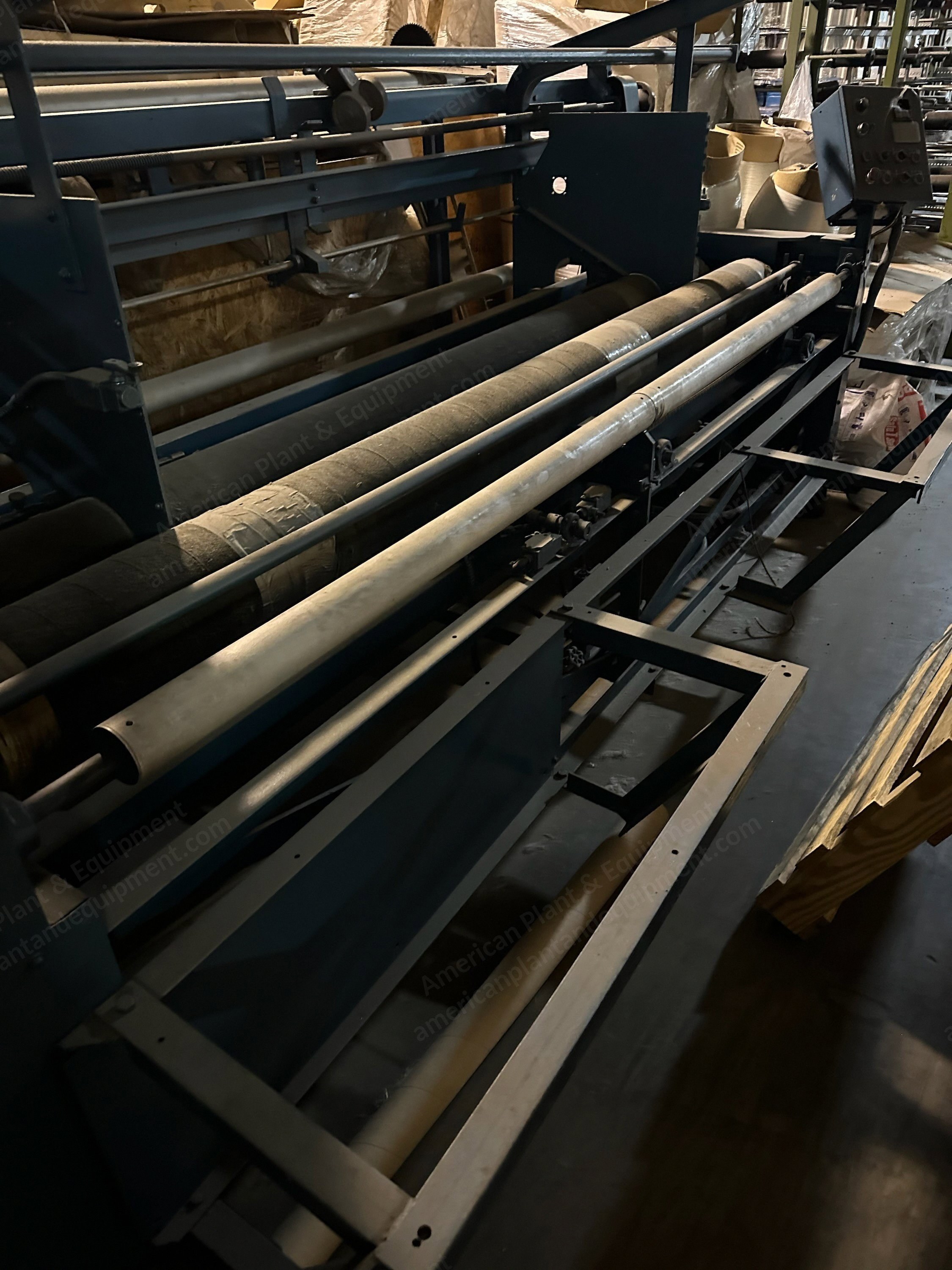Mascoe, 4KC-80, Coater, 80 inch Working Width, Table, Roll-Up