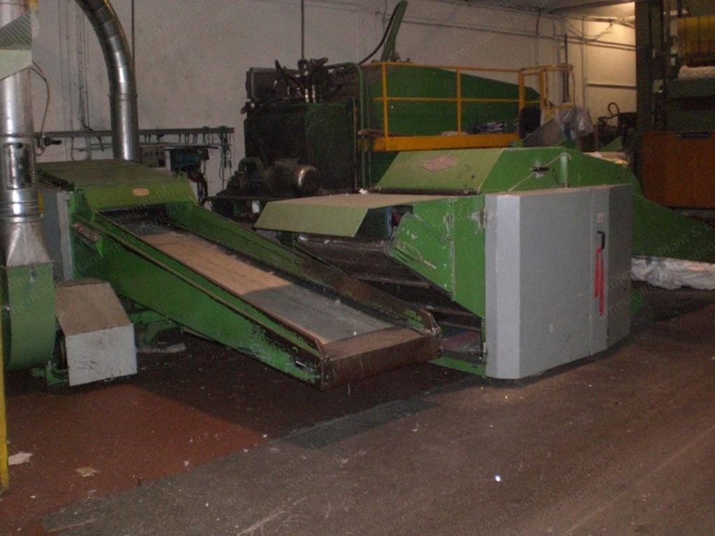 Italiana Rigenerazione Tearing Plant, Working Width 2000mm, 6 Drums
