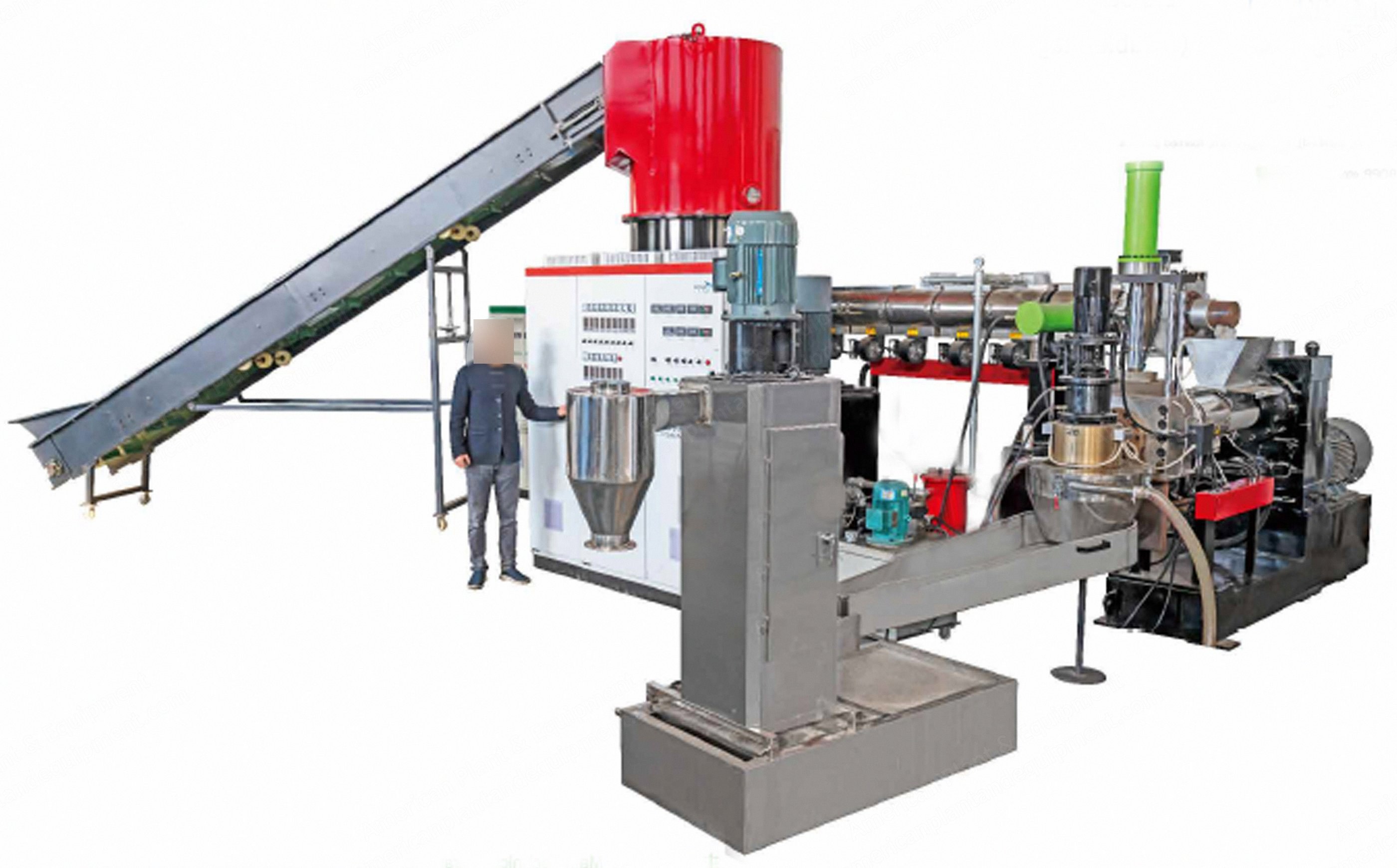 NovaStar, Double-Stage PE/PP Film Compactor-Pelletizer, Capacity 200-1000 kg/hr