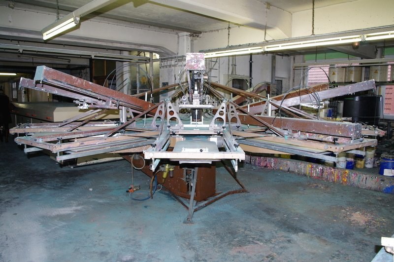MHM, A 1007, 1992, Screen Printing Machine, 8 Colors, 10 Positions