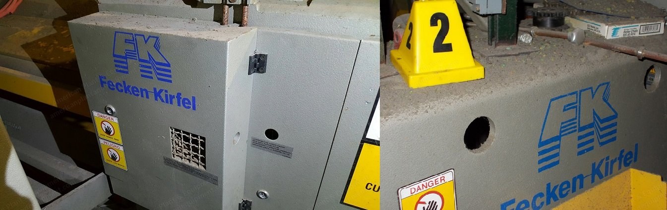 Fecken-Kirfel, R12E, 2003, Peeling Machine, Working Width 2100mm, 440-480V