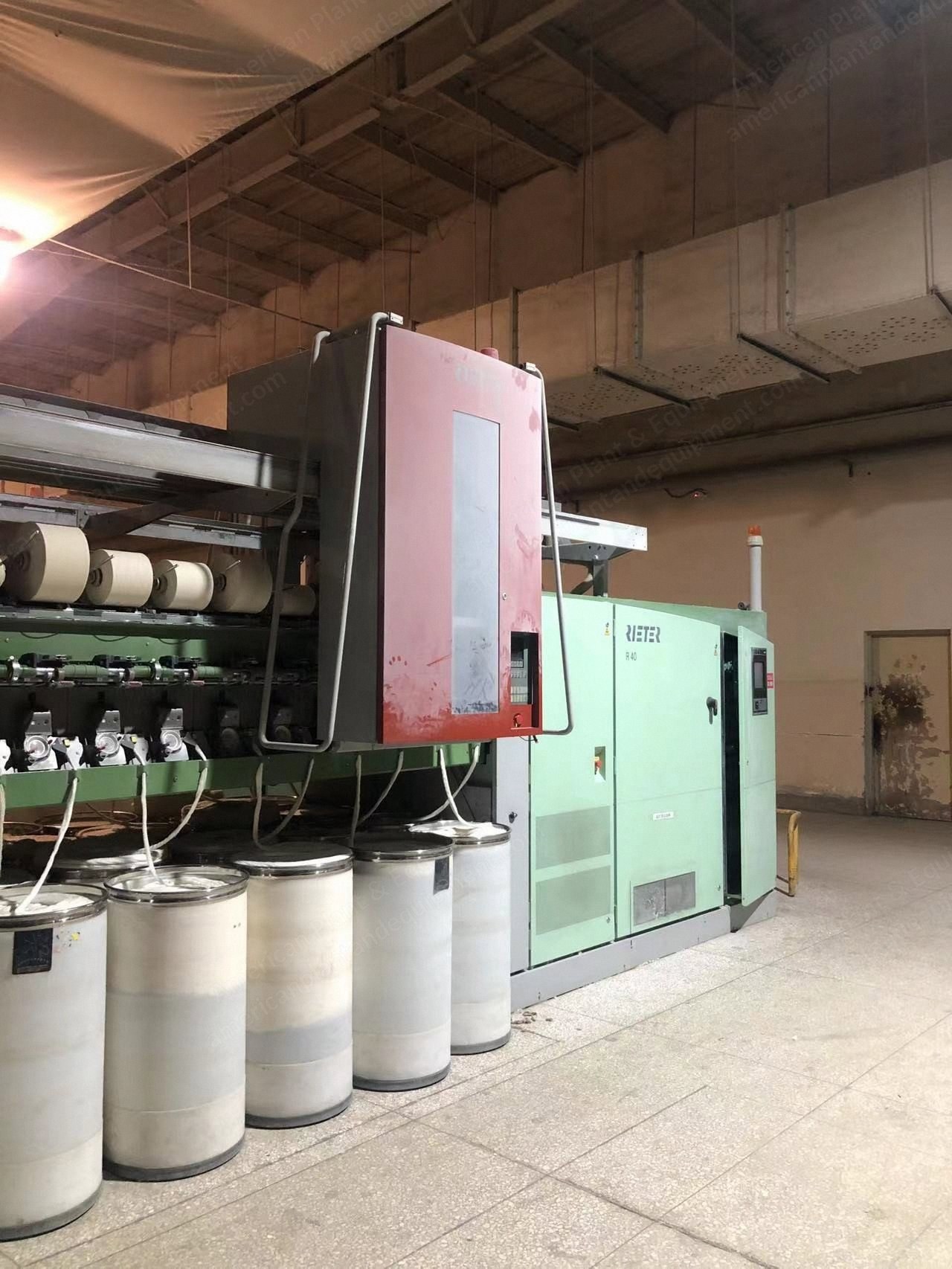 Rieter, R 40, 2003, 300 Rotors, Uster Quantum Yarn Clearer, 2 Piecer Carriages