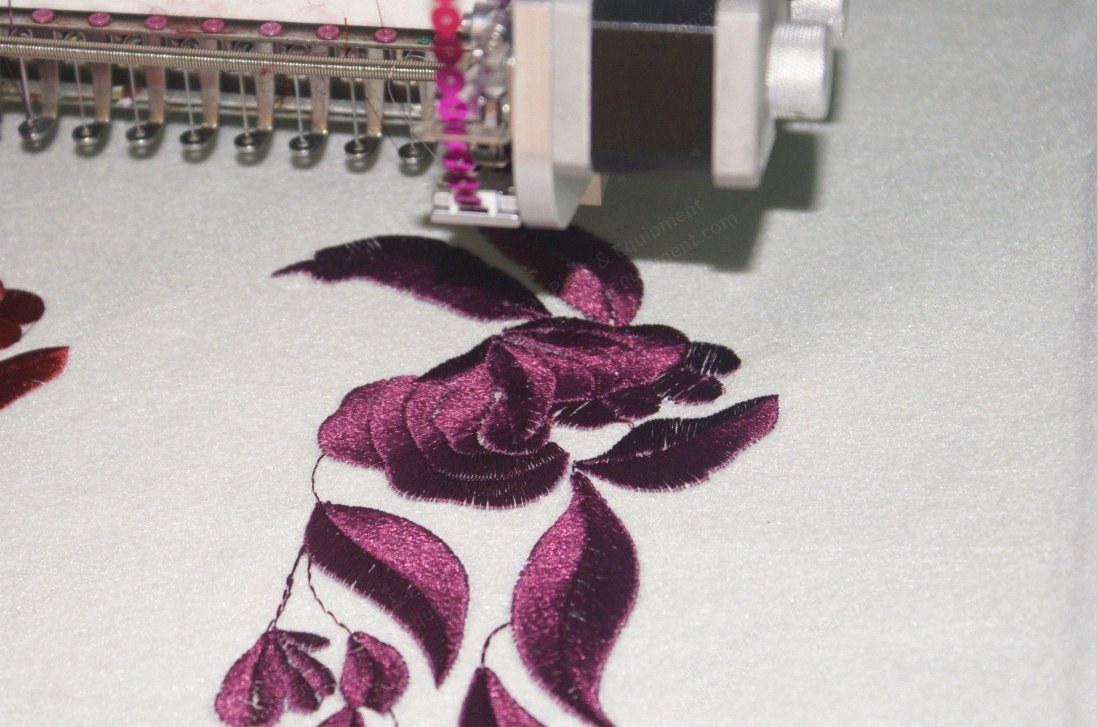 NovaStar, Computerized Flat Embroidery Machine, 9 Needle, 24 Head, 330x680mm, Thick Thread Device