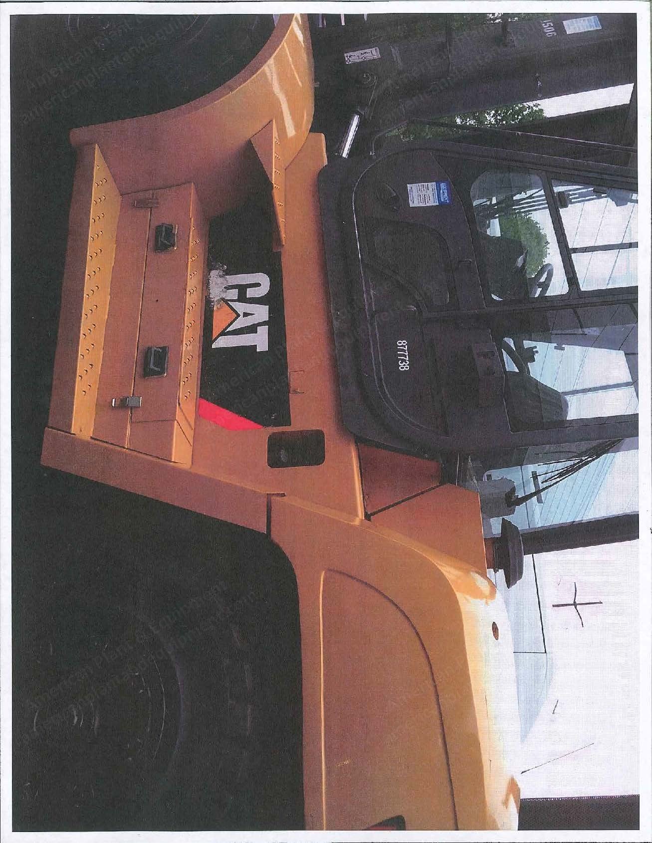 Caterpillar, P30000, 2008, 30000 lb Capacity, 96 inch Forks, Simplex Mast, Cab