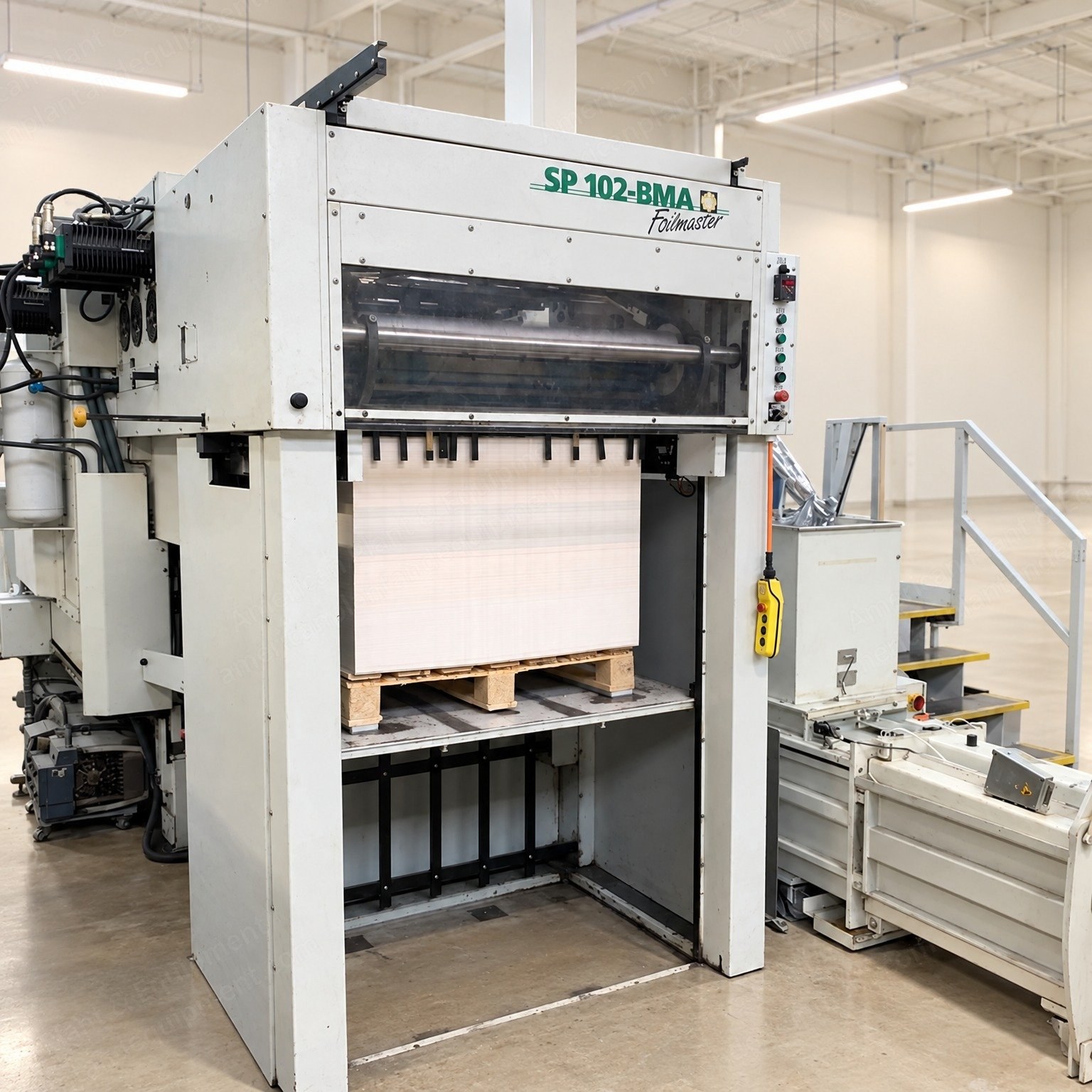 Bobst, SP 102 BMA Foilmaster, 2004, Hot Foil Stamping Die Cutter, 720 x 1020 mm