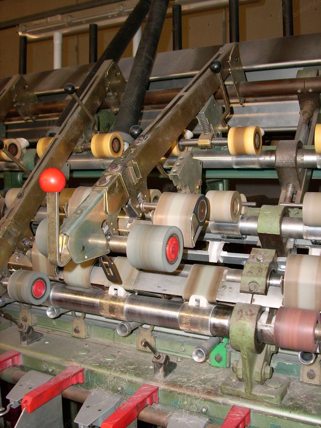 HDB, MSB 2-RS 2, 1978-1985, Semiworsted Ringspinning Frames, 96 Spindles, Ring-Ø127mm, Tubes 600mm