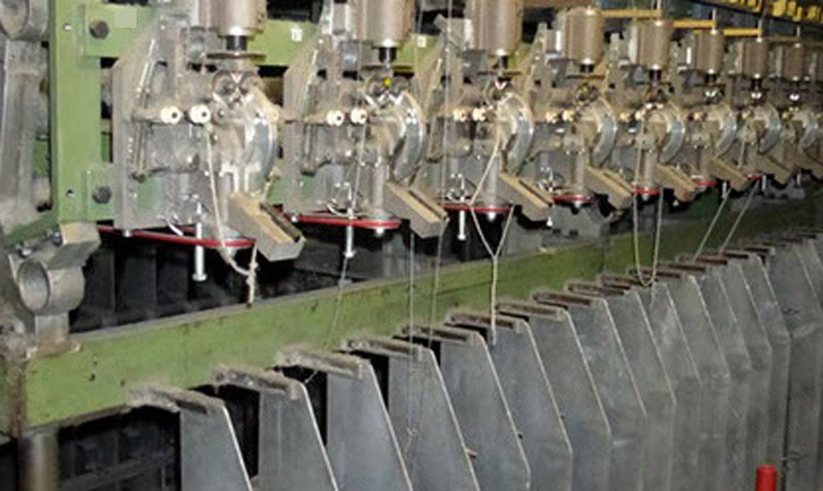 Spinnbau, Chenille-Twisting Machine, 2008, 40 Spindles, 120mm Pitch, 90mm Ring Diameter
