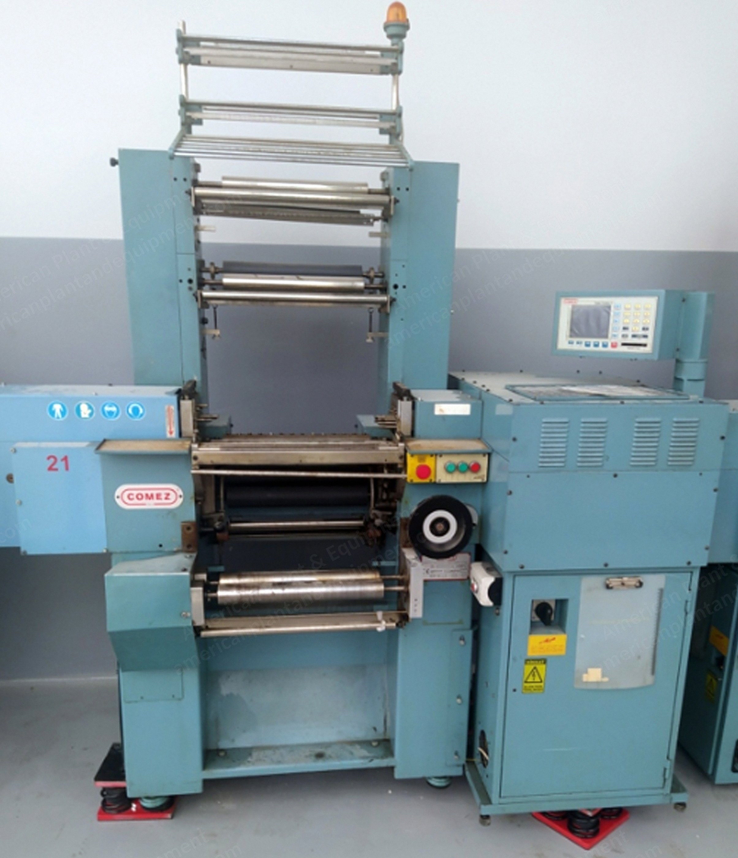 Comez, Comeztronic 12B 400, 2003, Gauge 15/20, Needle Bed 4000mm, 11 Bars