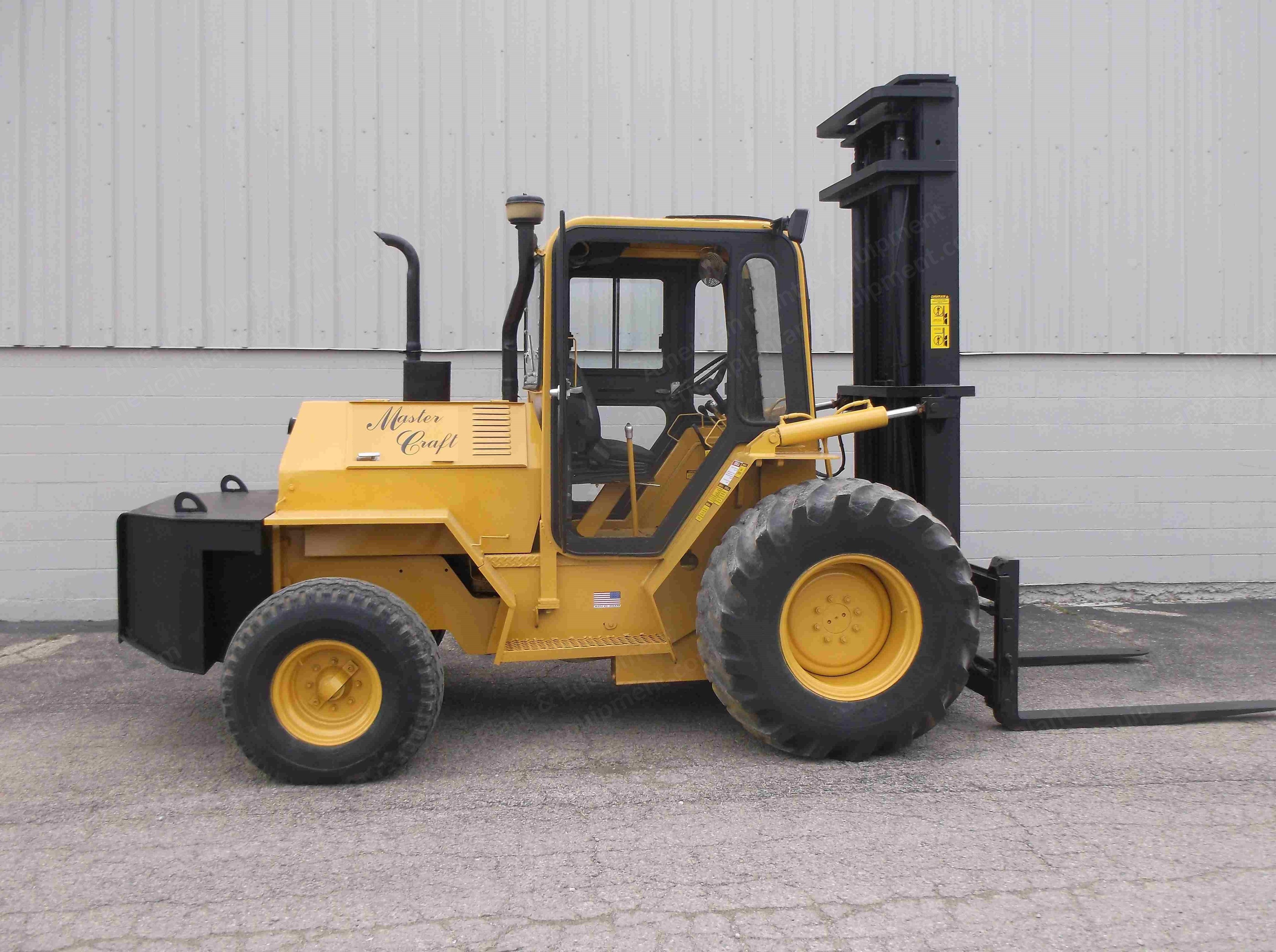 Master Craft, S-10-648, 2003, Rough Terrain Forklift, 10,000 lbs Capacity, Triple Stage Mast, Diesel
