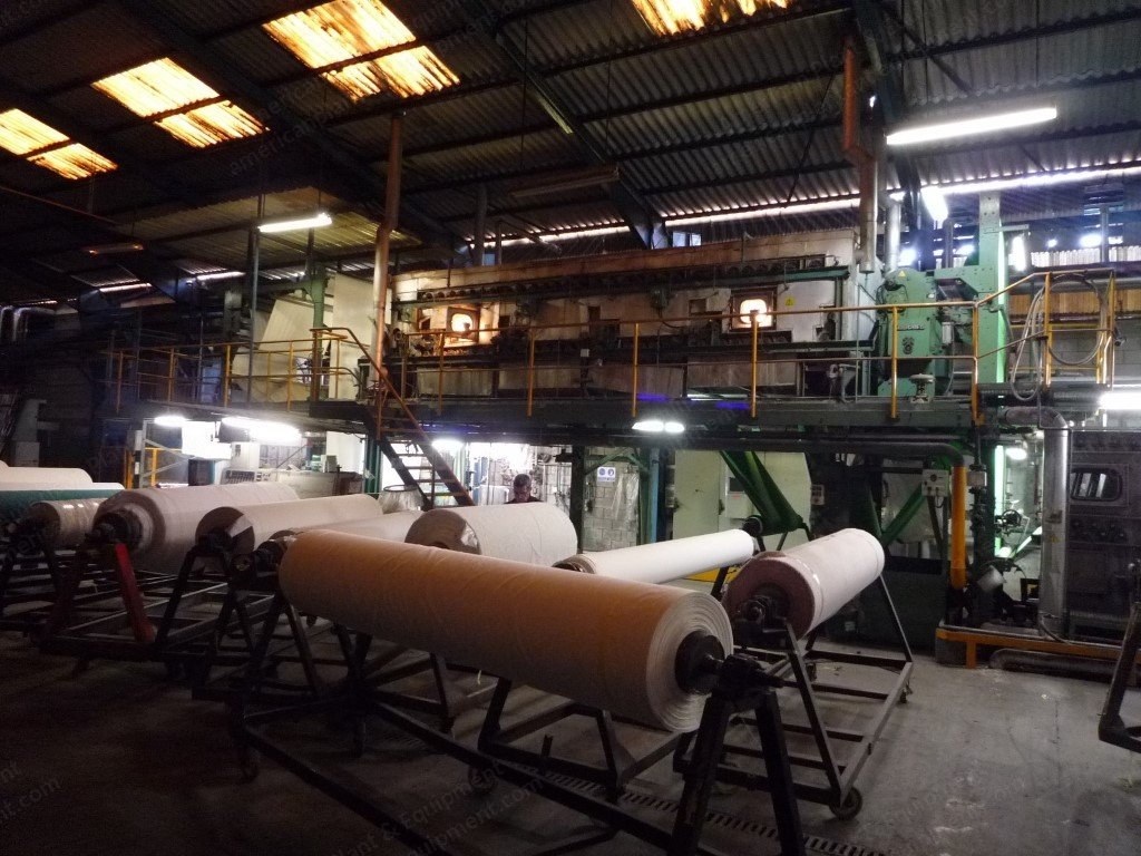 Kusters, Pad Steam Dyeing Range, 1975, 1600mm Working Width, 7 Washing Tanks, 14 Drying Drums