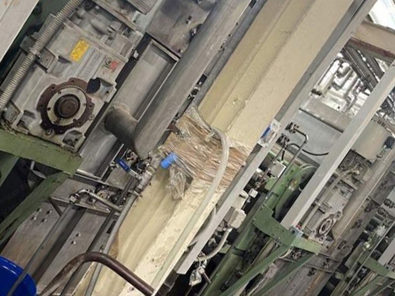 Kusters, Continuous Washing Line, 1990, 1800mm Working Width, 4 Washing Compartments, 6 Cylinder Drum Drier