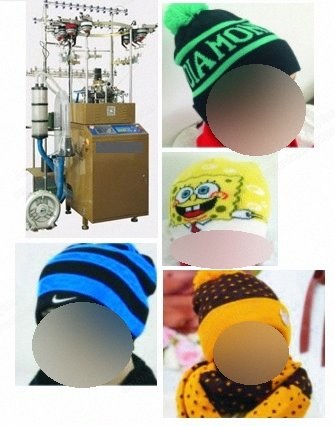 NovaStar, KH143 Circular Hat and Scarf Knitting Machine, 7" to 10" Cylinder, 120 RPM, 1 kW
