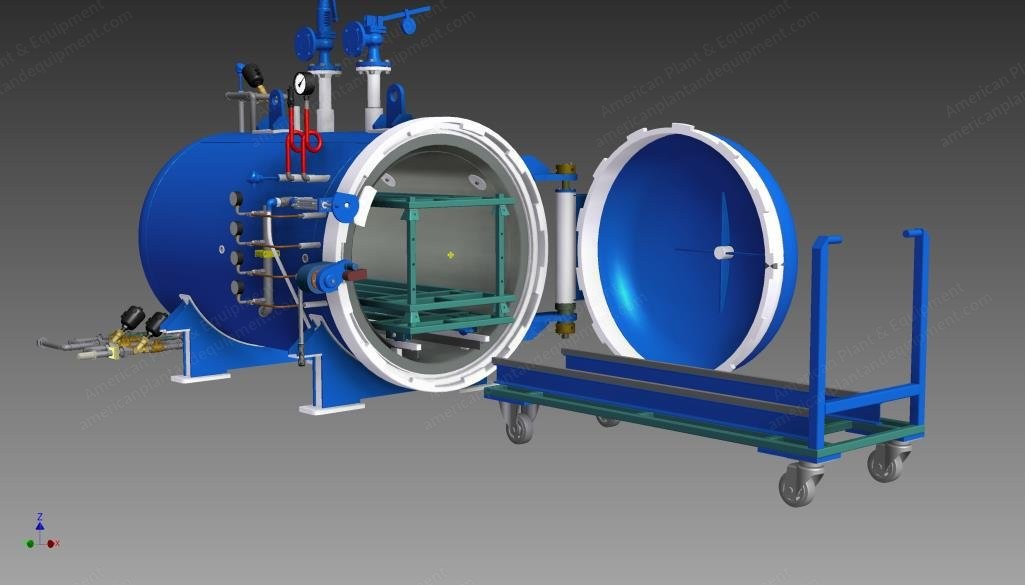 Akarmakina, Composite Autoclave, 2500mm Usable Diameter, 6000mm Usable Length, 10.5 Bar, 120 kW
