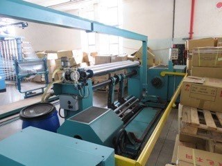 Karl Mayer, Robomatic, 1999, Warping Machine, 2200mm Width, Gauge 330, with Waxing, Benninger Creel 600 Positions