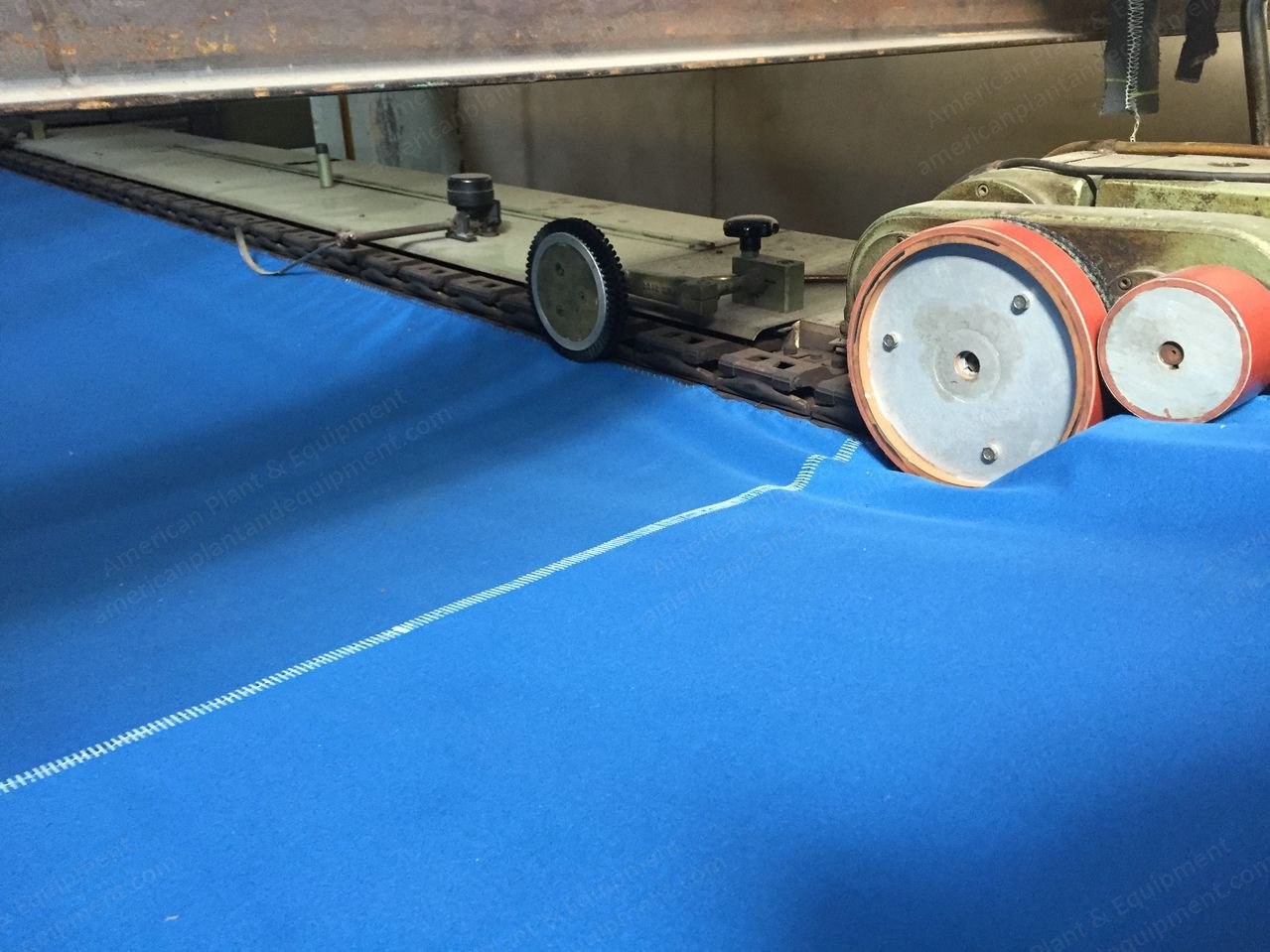 Monforts, S-TMSF/2/35, 1978, 600 to 2200mm Width, 3 Chambers, Gas Heated, with Kusters Padder