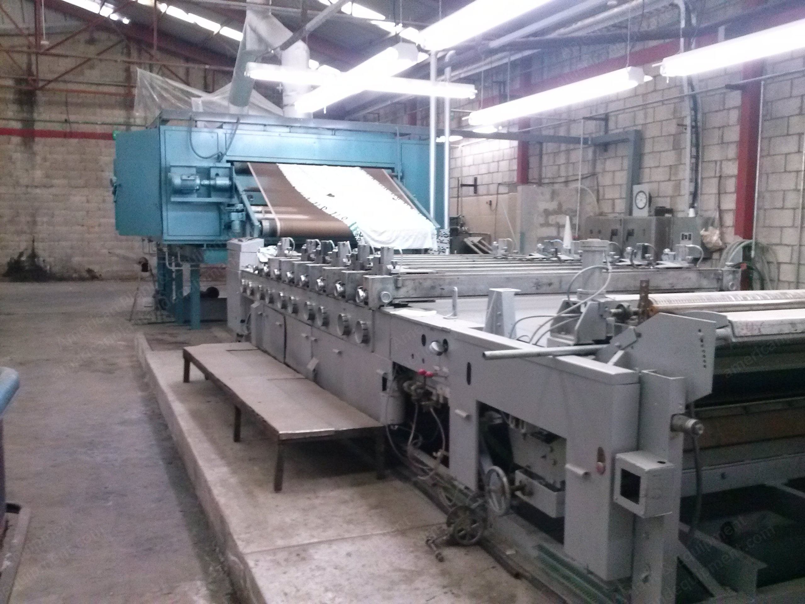 Stork, RD2, 1974, 1800mm Working Width, 10 Colors Capacity, Hot Oil Heated Zimmer Dryer