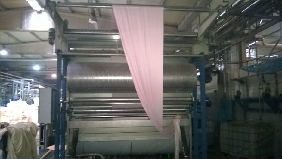 Goller, 2002, Open-Width Washing Machine, 2200mm Working Width, 4 Sections, 80 m/min