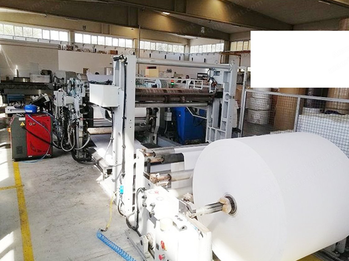 Schiavi, Parafin Hotmelt-Coater, 1992, Width 1250mm, Speed 100 m/min
