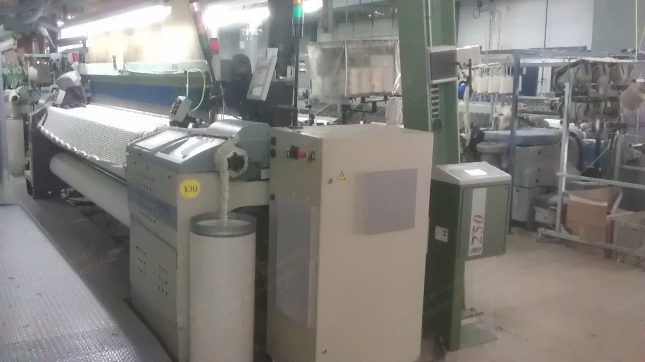 Picanol, Gamma 8-J, 2001, 3400mm, 8 Colors, Bonas CSJ Jacquard