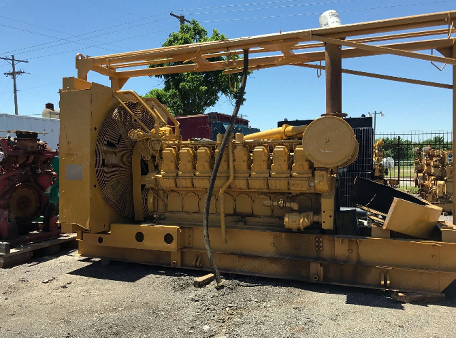 Caterpillar, 3516 DITA, 1991, 1000 kW, 480V, 60 Hz, Diesel Generator Set
