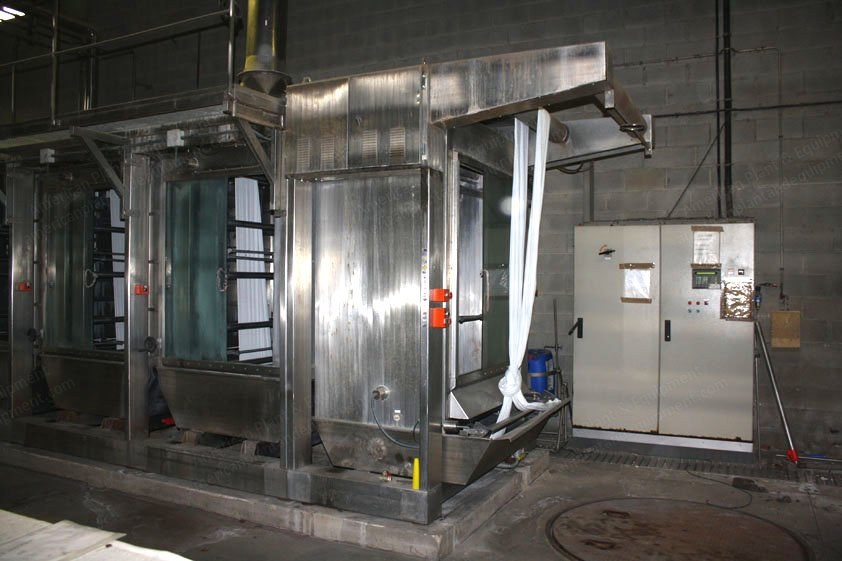 Albrecht, Aquarius 4, 1995, Continuous Washing Range, 4 Washing Boxes, Plaiter Exit